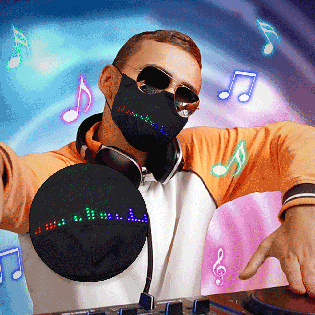LED Music Mask