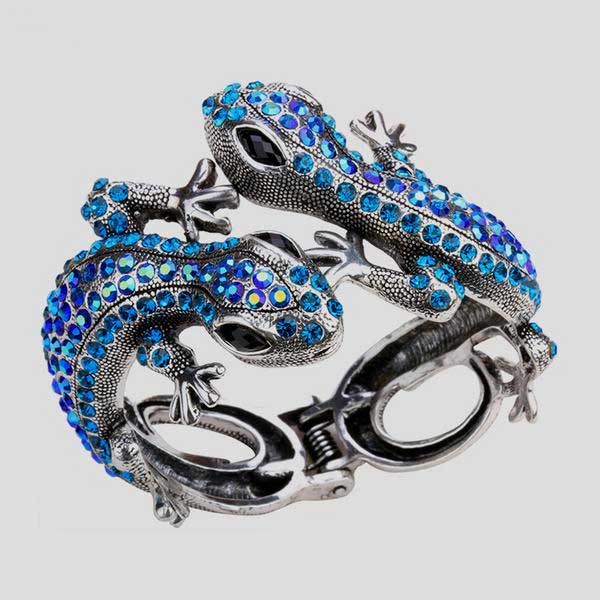 Sparkling Gecko Bracelet