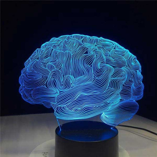 3D Brain Hologram Lamp