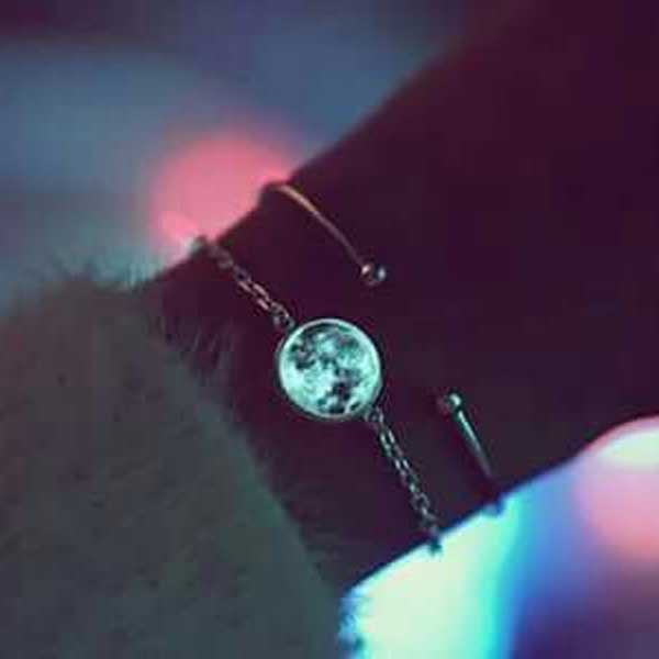 Glow In The Dark Moon Bracelet