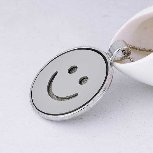 Smiley Emoticon Glow In The Dark Necklace