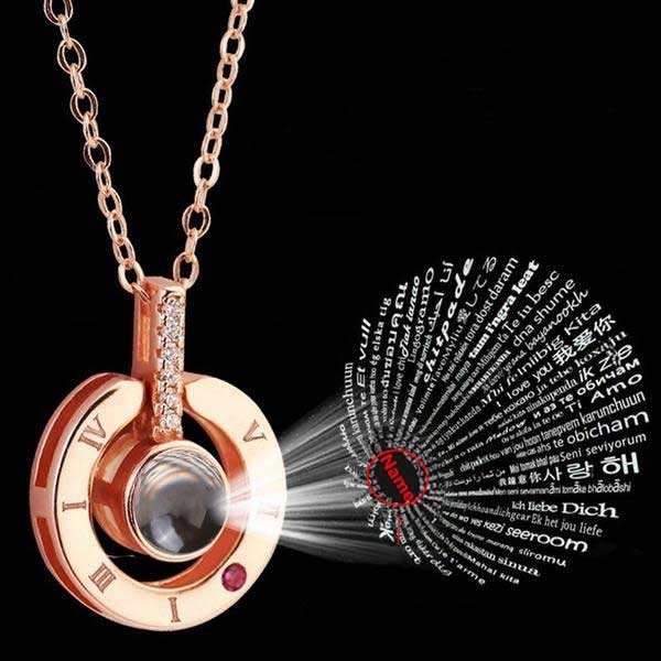 Personalized Projection Pendant