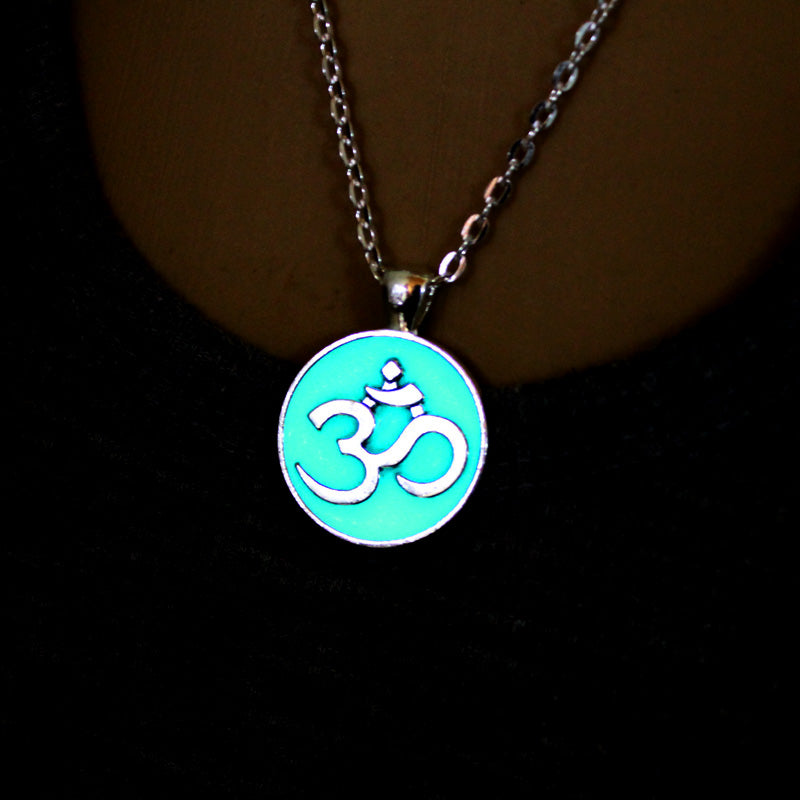 Glow In The Dark OM Necklace