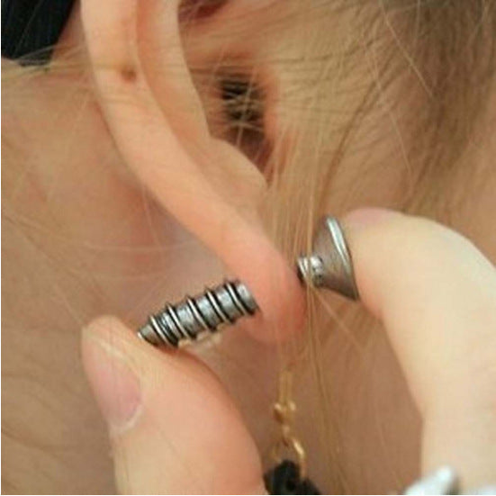 Steel Screw Stud Earrings