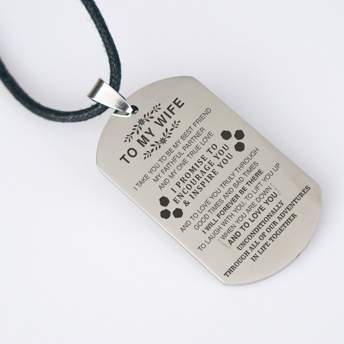 To My Wife Necklace