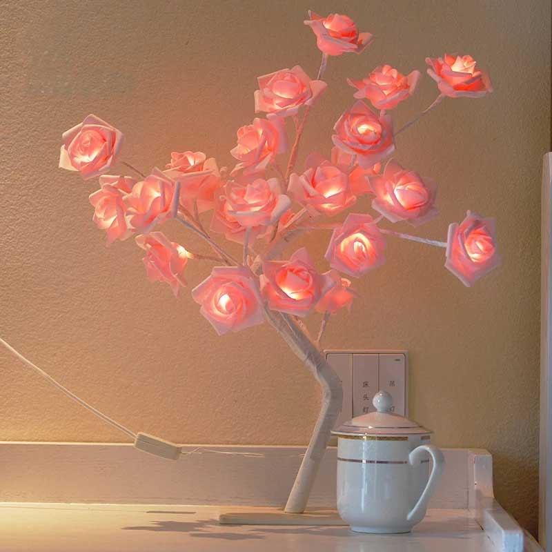 Rose Bush Lamp