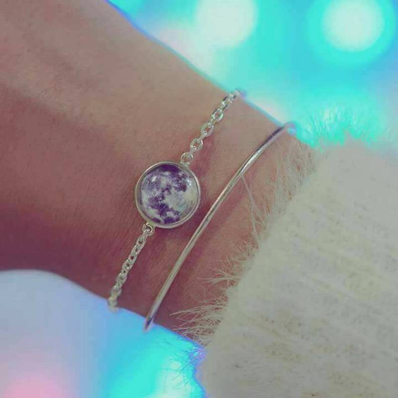 Glow In The Dark Moon Bracelet