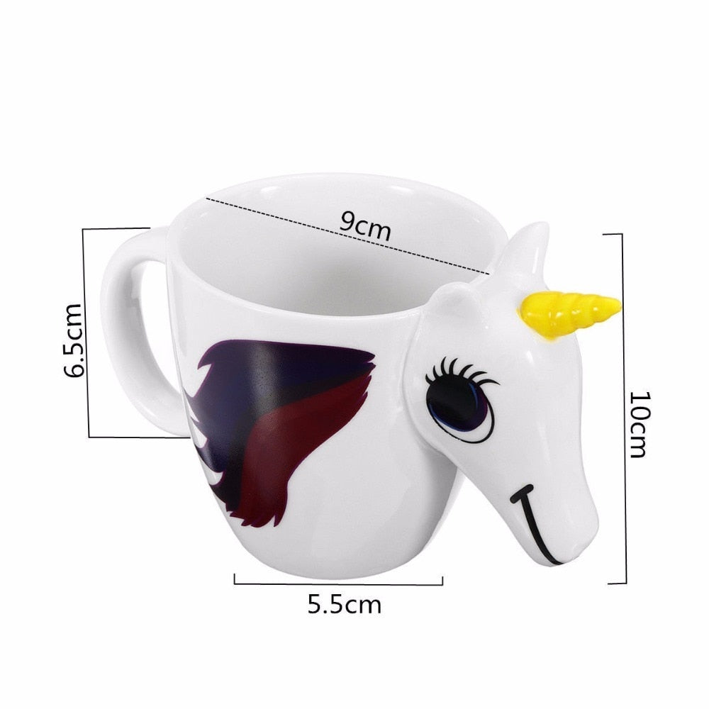 Rainbow Unicorn Color Changing Mug