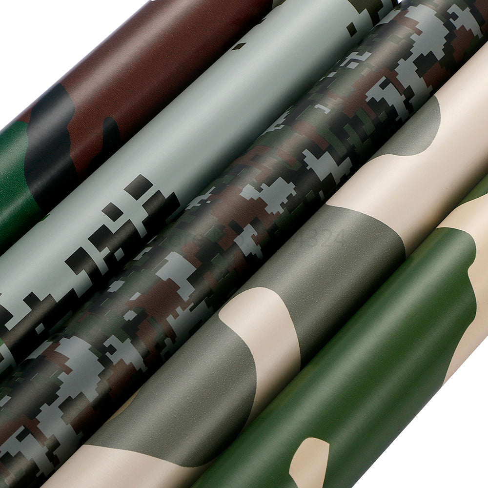 Multi-Purpose Camouflage Vinyl Wrap