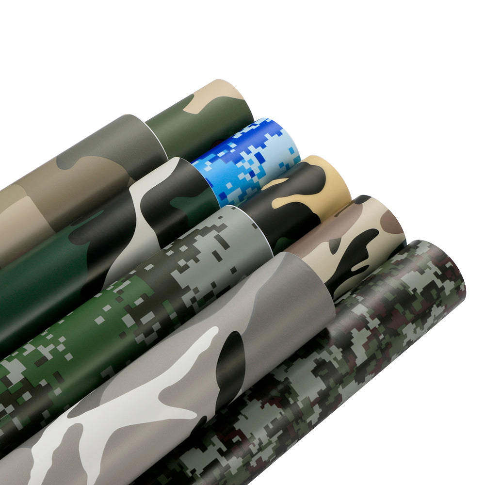 Multi-Purpose Camouflage Vinyl Wrap