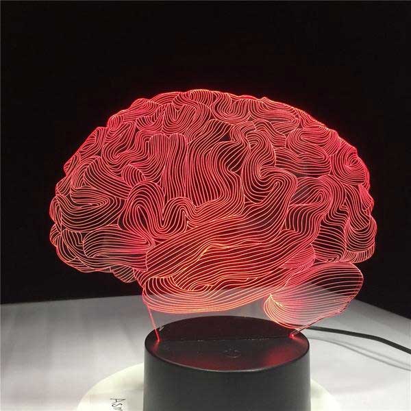3D Brain Hologram Lamp