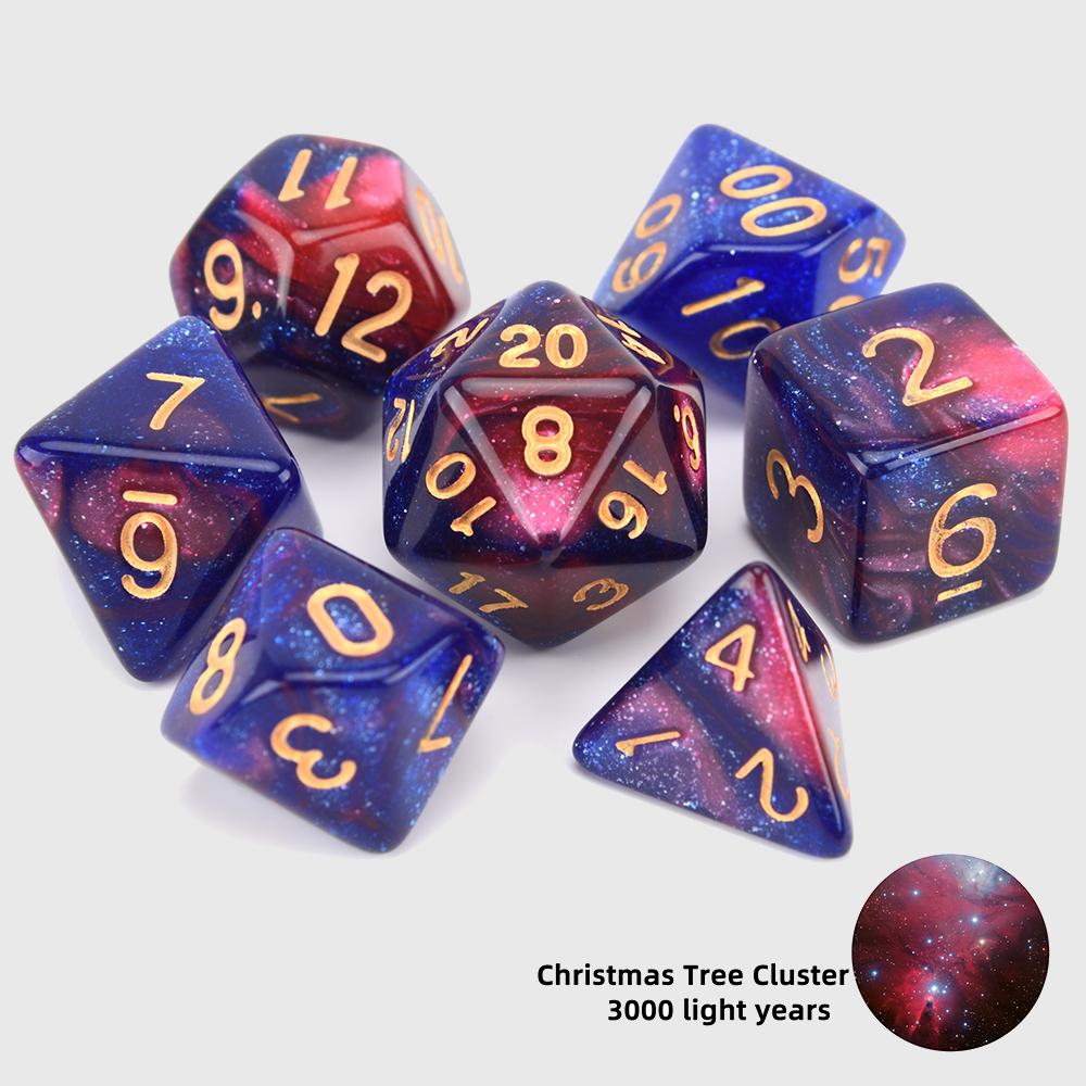 Nebula Space Dice Sets