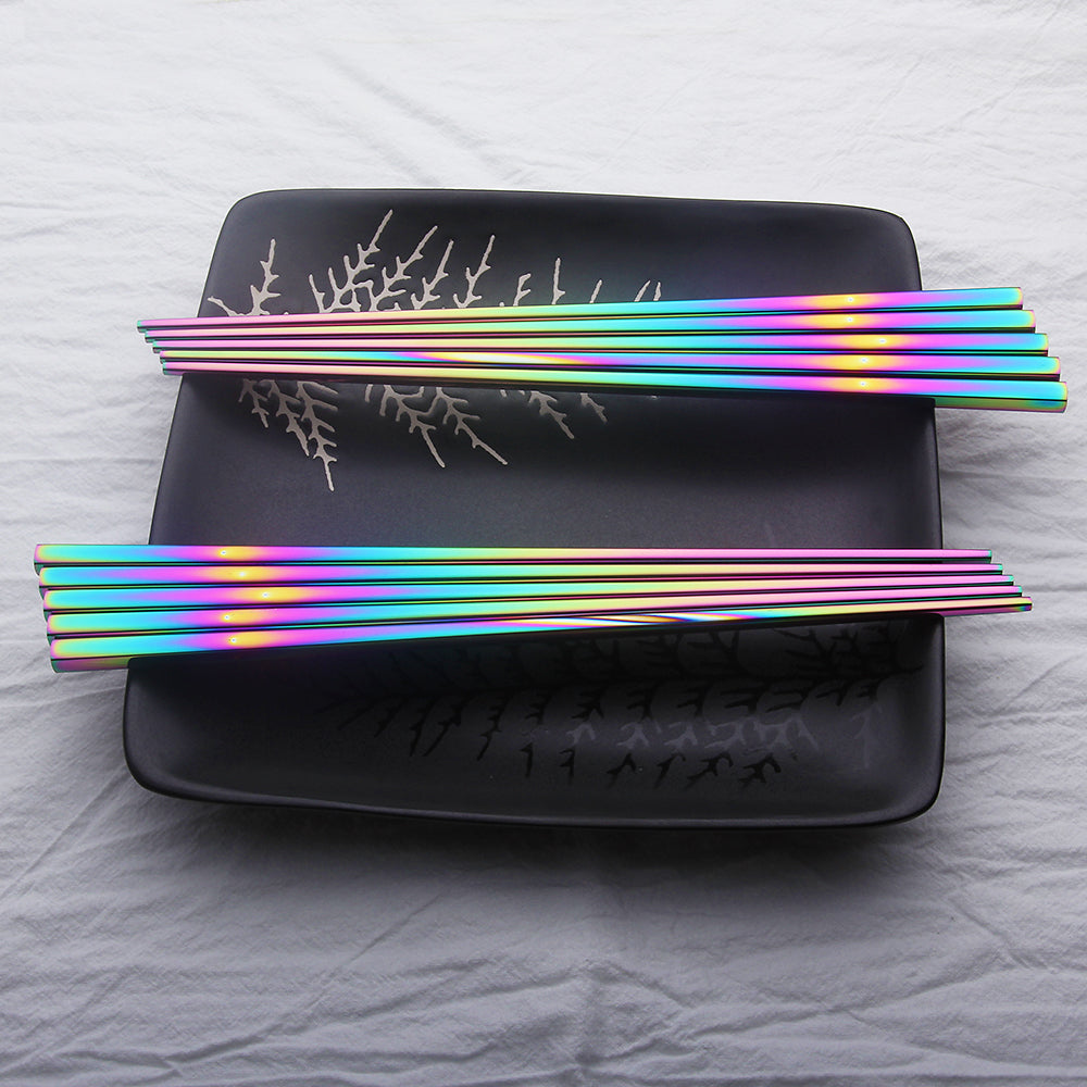 Awesome Rainbow Steel Chopsticks
