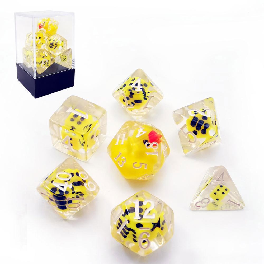 Yellow Duck Dice Set