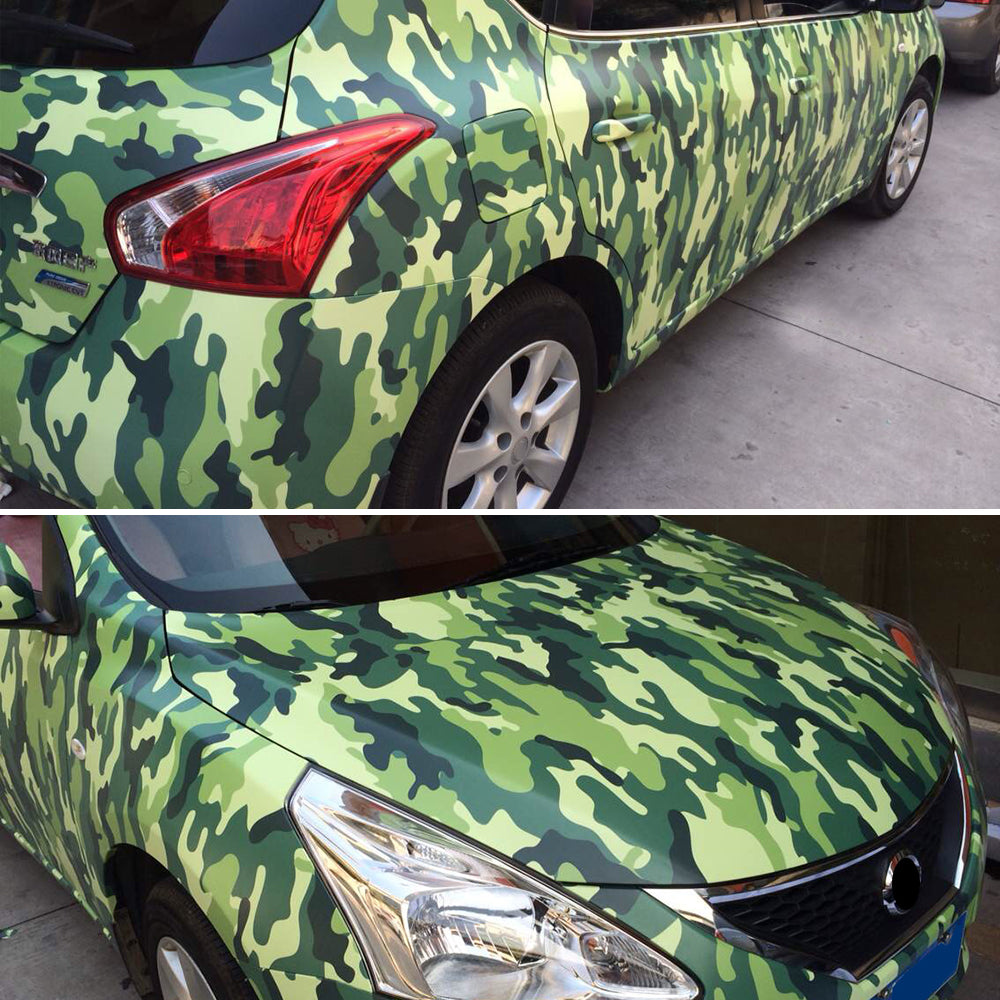 Multi-Purpose Camouflage Vinyl Wrap