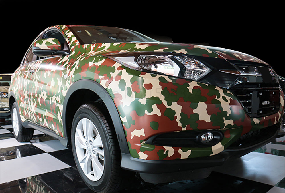 Multi-Purpose Camouflage Vinyl Wrap