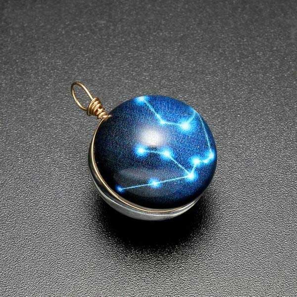 Glow In The Dark Zodiac Constellation Necklaces