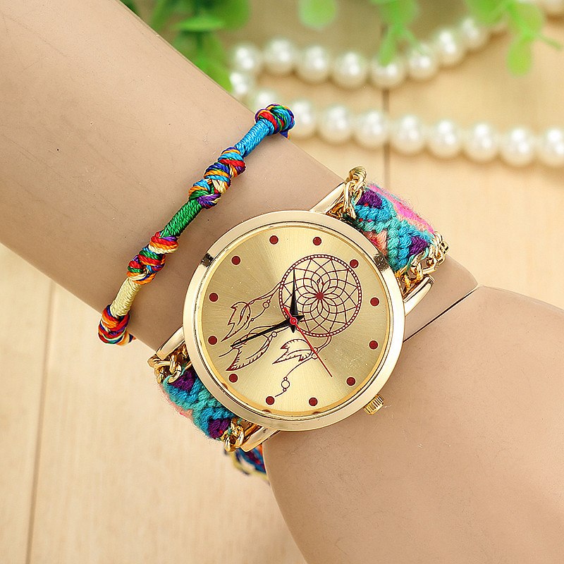 Handmade Friendship Bracelet Watch