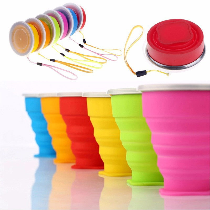 Collapsible Travel Silicone Cups