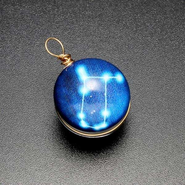Glow In The Dark Zodiac Constellation Necklaces