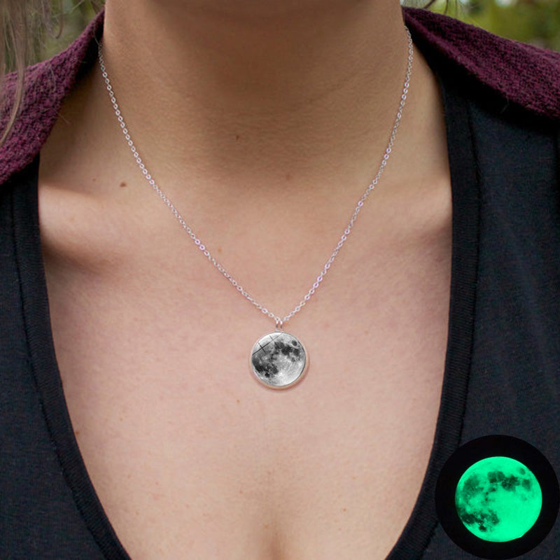Glow In The Dark Lunar Necklace