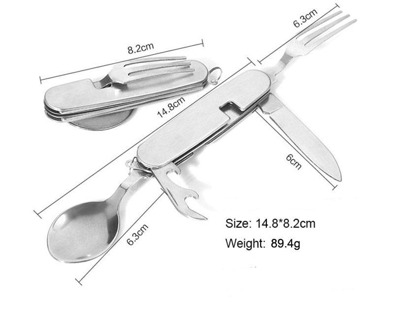 The Handiest 4 in 1 Travel Cutlery Set