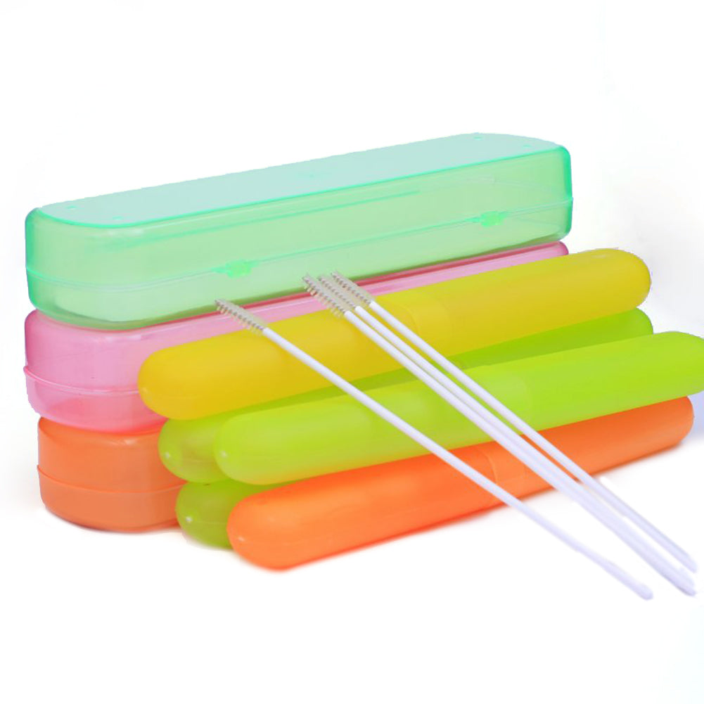 Reusable Glass Straws (Set of 4)