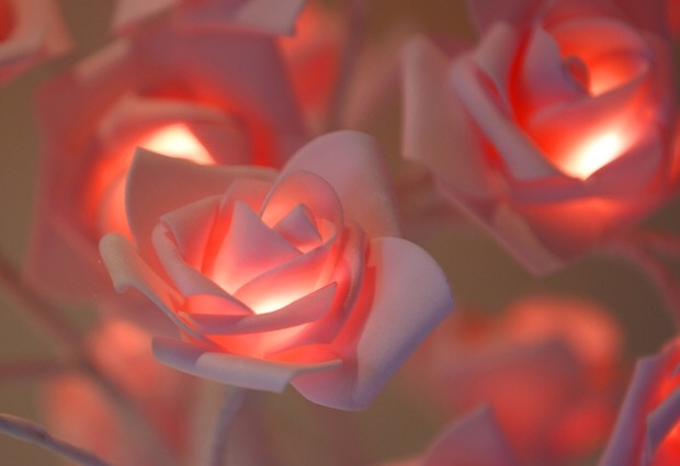 Rose Bush Lamp