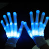 Glowing LED Rave Gloves