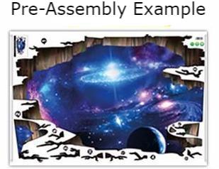 Galactic Space 3D Decals