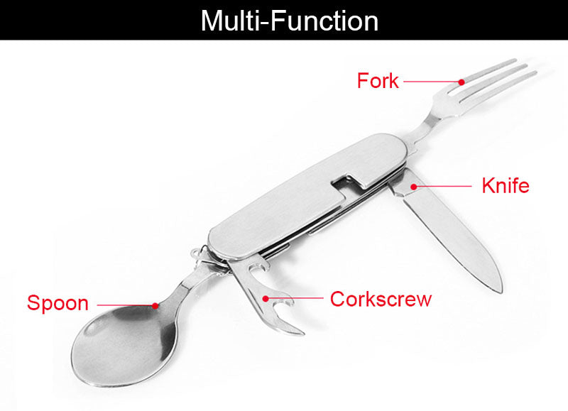 The Handiest 4 in 1 Travel Cutlery Set