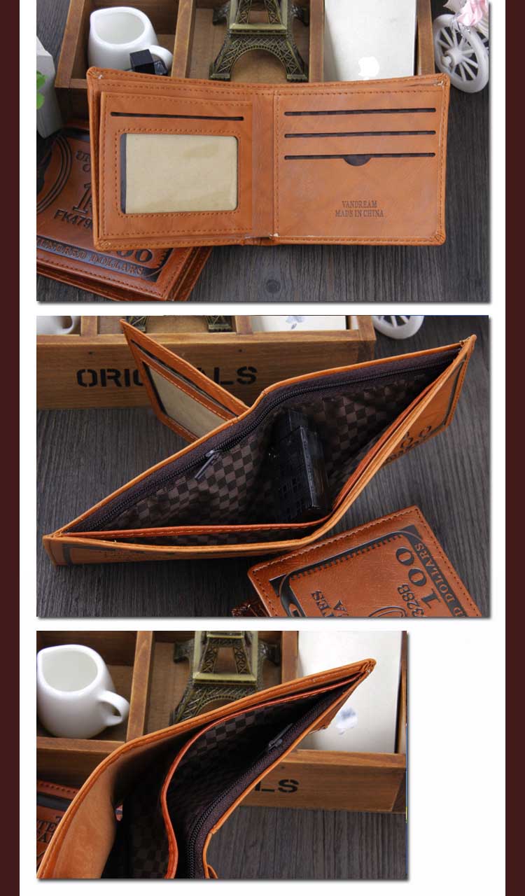 The Lucky C-Note US Dollar Leather Wallet