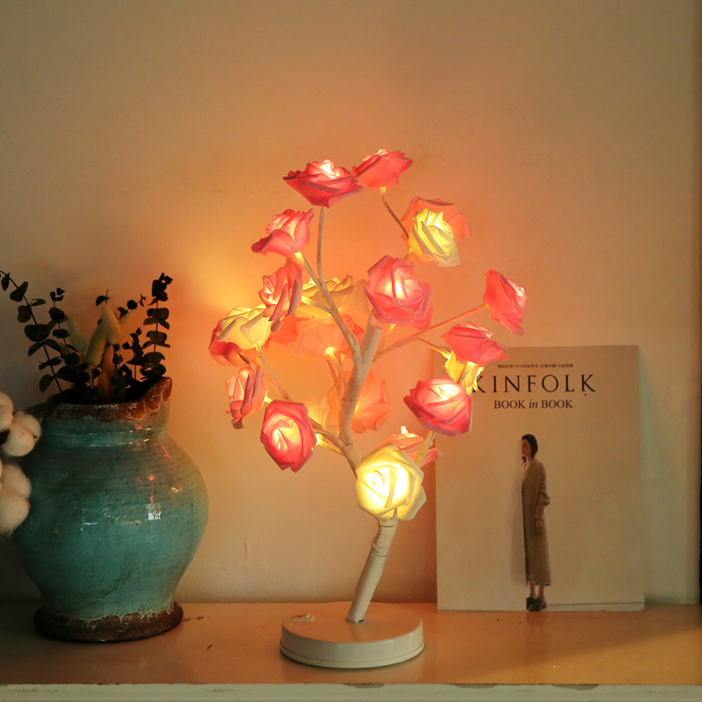 Rose Bush Lamp