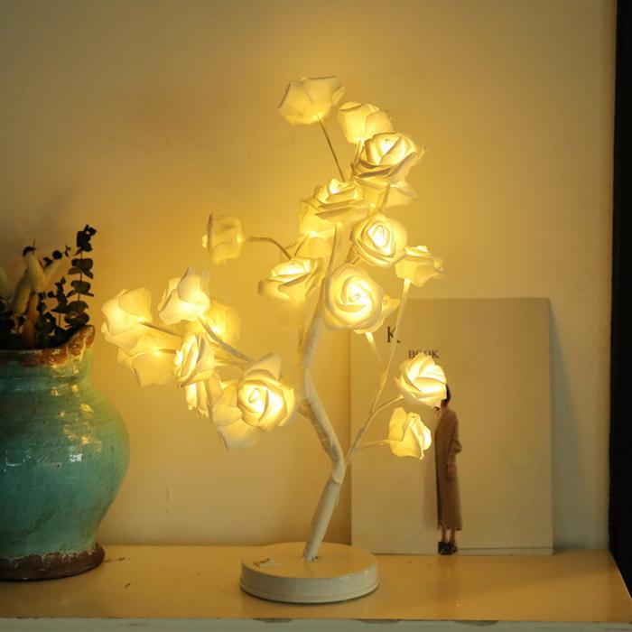Rose Bush Lamp