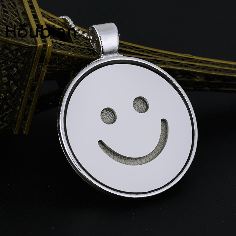 Smiley Emoticon Glow In The Dark Necklace