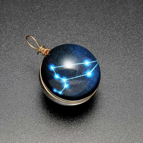 Glow In The Dark Zodiac Constellation Necklaces