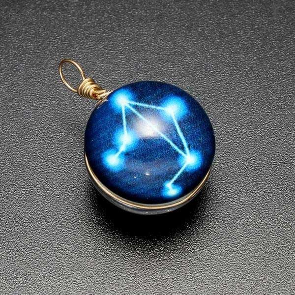 Glow In The Dark Zodiac Constellation Necklaces