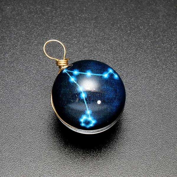Glow In The Dark Zodiac Constellation Necklaces