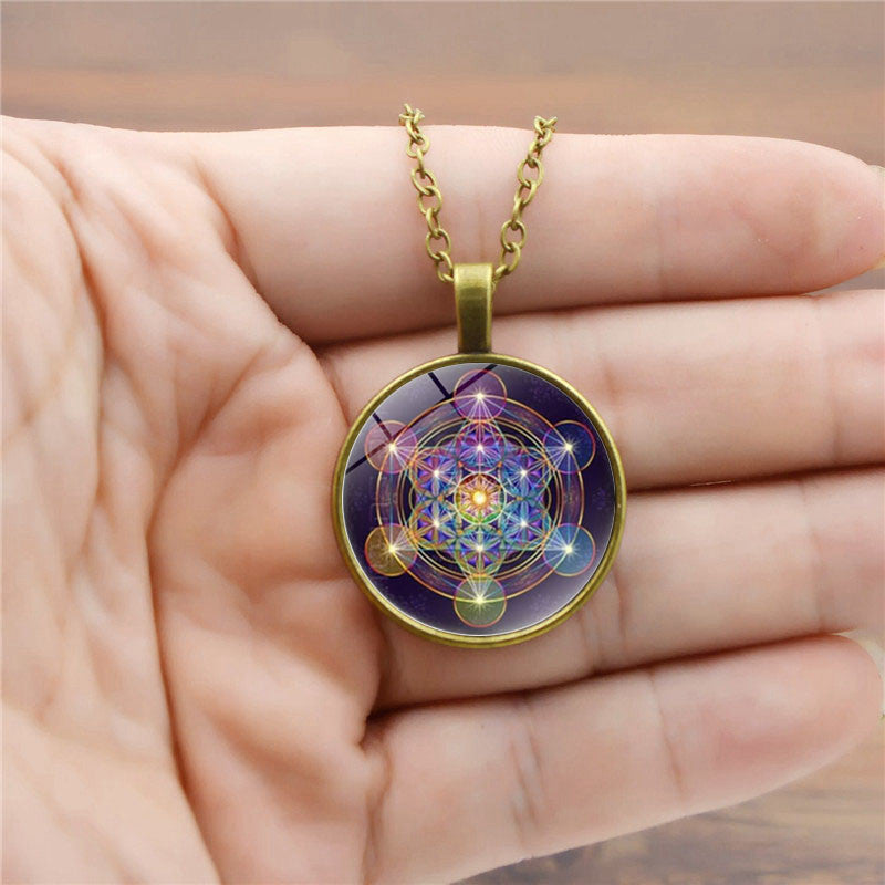 Sacred Geometry Glow In The Dark Necklace