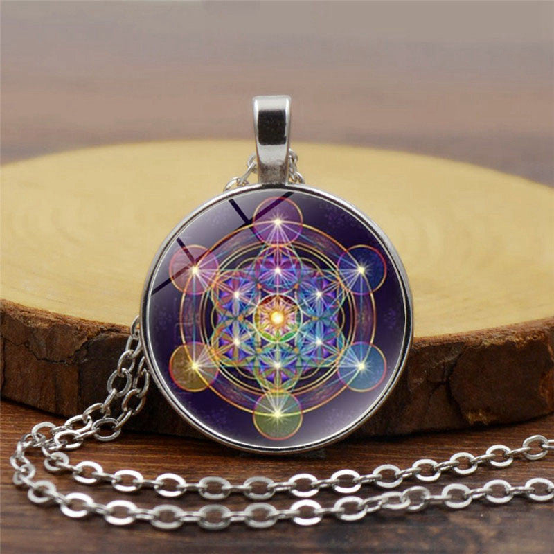 Sacred Geometry Glow In The Dark Necklace