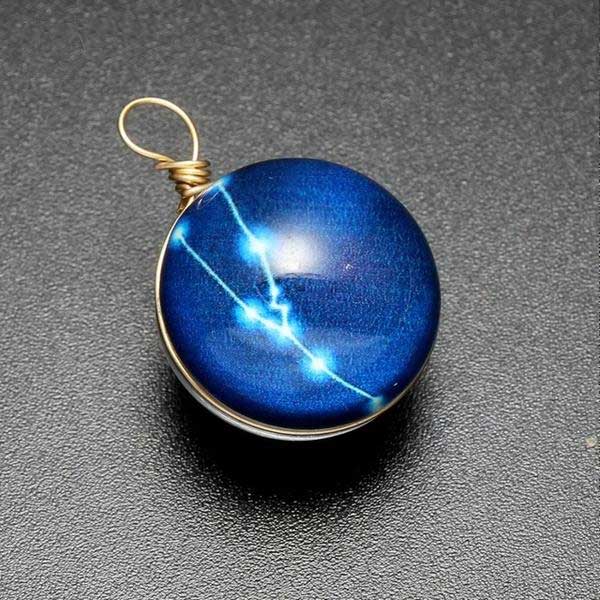 Glow In The Dark Zodiac Constellation Necklaces