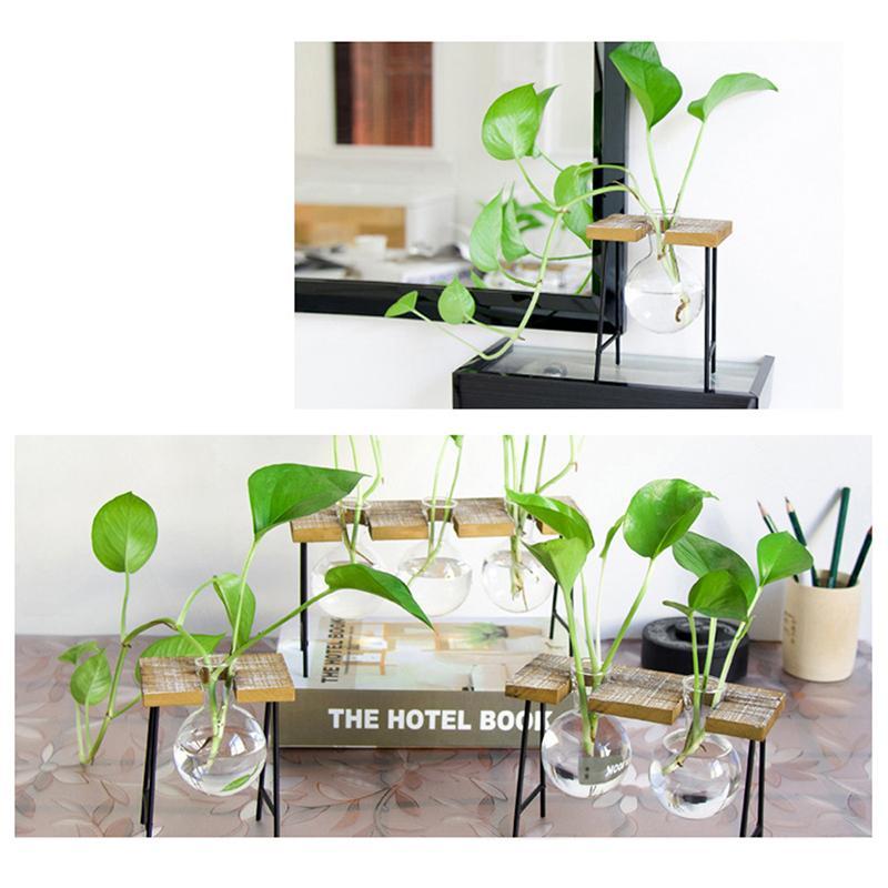 Wooden Lab Vases