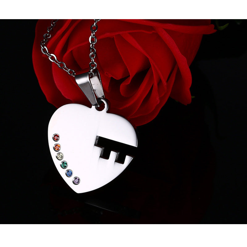 Key To My Heart Pride Necklaces
