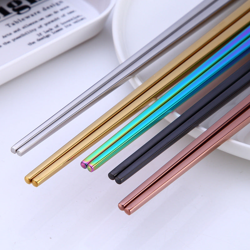Awesome Rainbow Steel Chopsticks