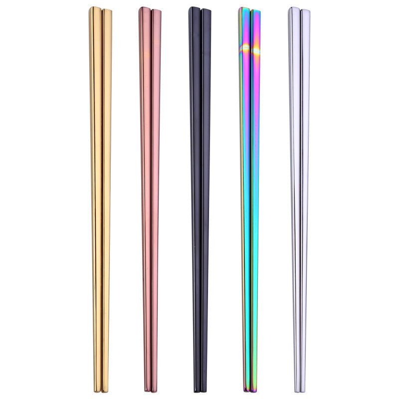 Awesome Rainbow Steel Chopsticks