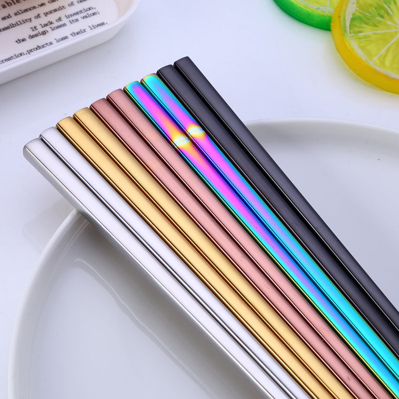 Awesome Rainbow Steel Chopsticks