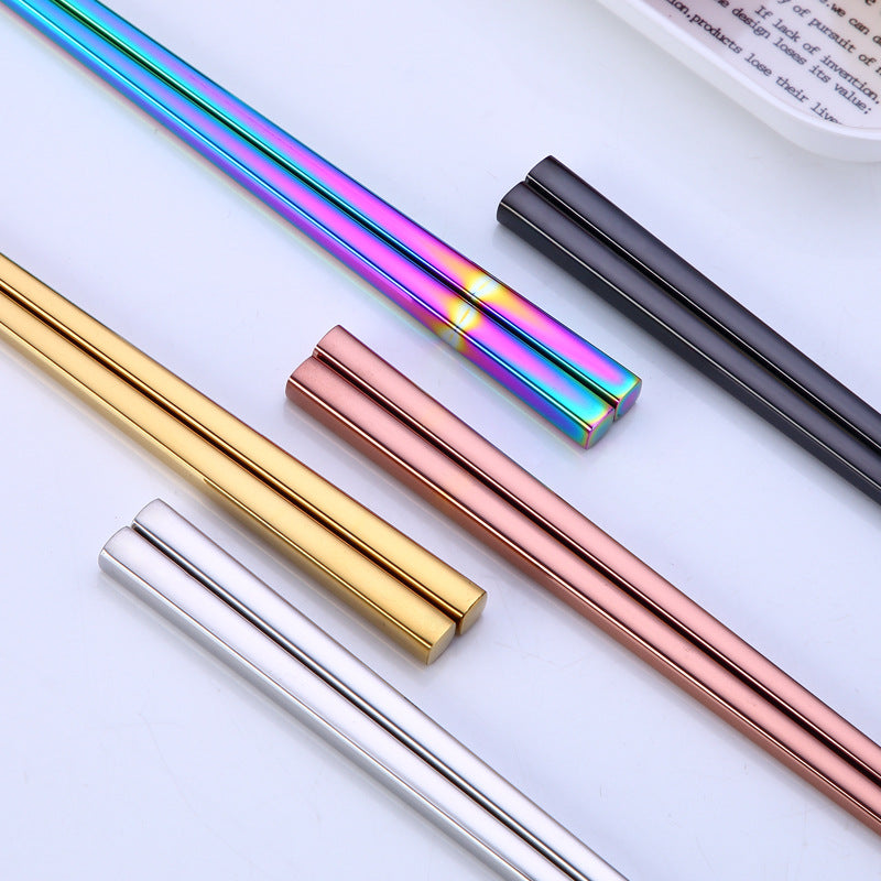 Awesome Rainbow Steel Chopsticks