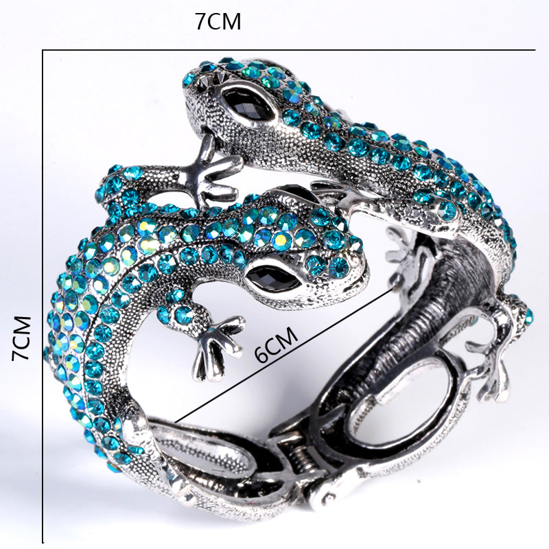 Sparkling Gecko Bracelet