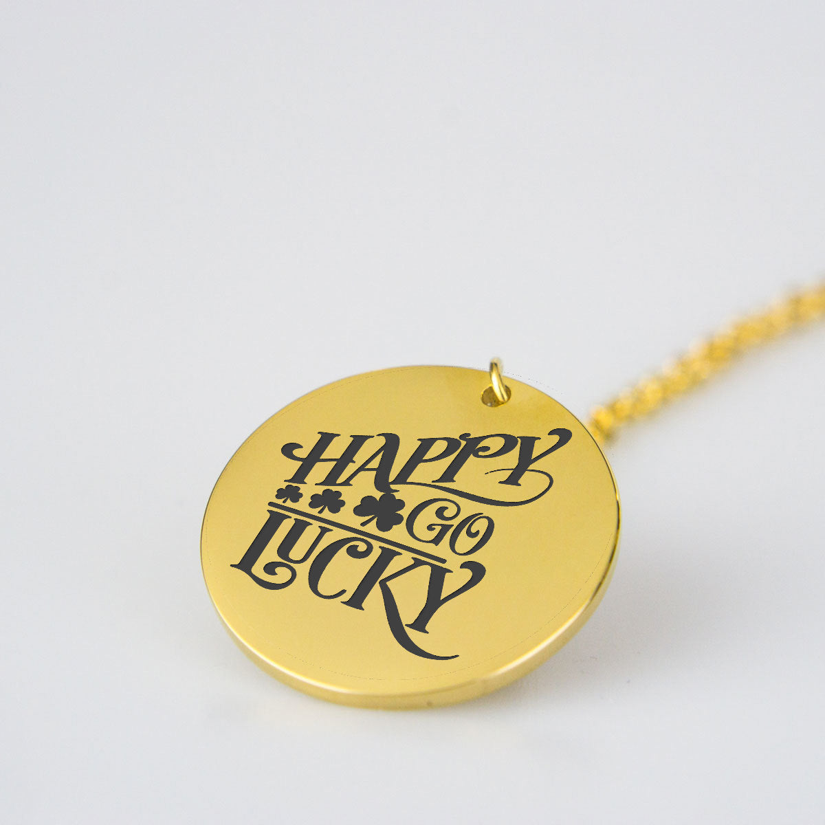 Happy Go Lucky 18K Gold Plated Necklace