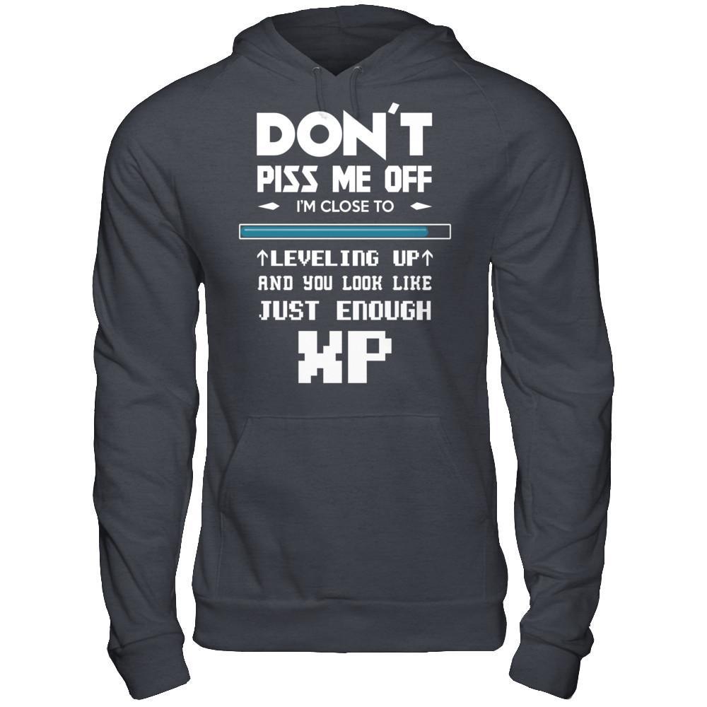 Fanduco Apparel Gildan - Pullover Hoodie / Dark Heather / S Just Enough XP Tee